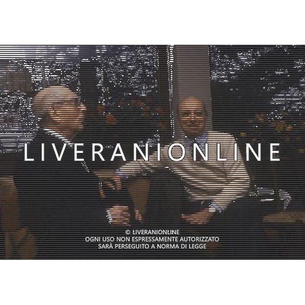 RETROSPETTIVA GIUSEPPE PREZZOLINI GIORNALISTA SCRITTORE EDITORE NELLA FOTO GIUSEPPE PREZZOLINI CON IL FIGLIO GIULIANO AG ALDO LIVERANI SAS
