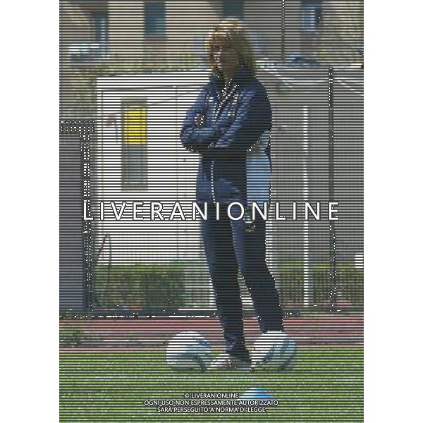 Genova 13/04/2005 Amichevole Italia-Danimarca femminile nella foto: Carolina Morace foto Filippo Venezia / AG.Aldo Liverani 