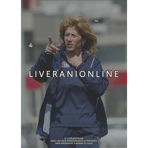 Genova 13/04/2005 Amichevole Italia-Danimarca femminile nella foto: Carolina Morace foto Filippo Venezia / AG.Aldo Liverani 