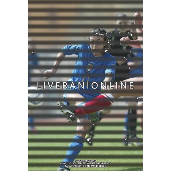 Genova 13/04/2005 Amichevole Italia-Danimarca femminile nella foto: Pasqui foto Filippo Venezia / AG.Aldo Liverani 