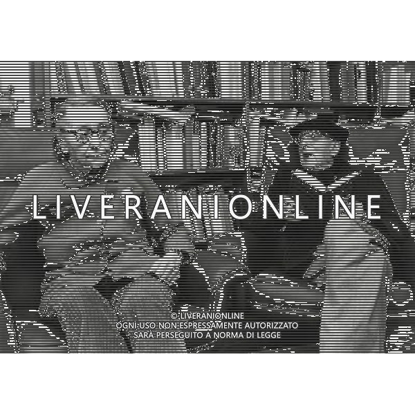 RETROSPETTIVA GIUSEPPE PREZZOLINI GIORNALISTA SCRITTORE EDITORE NELLA FOTO GIUSEPPE PREZZOLINI CON LA MOGLIE AG ALDO LIVERANI SAS