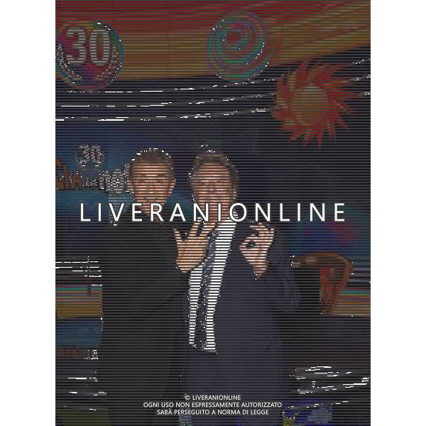 Cologno Monzese, ( MI ) 22/09/2016 Mediaset - Photocall Striscia la Notizia Nella foto: Ezio Greggio e Enzo Iacchetti PH Lauro Montagnini AG ALDO LIVERANI SAS