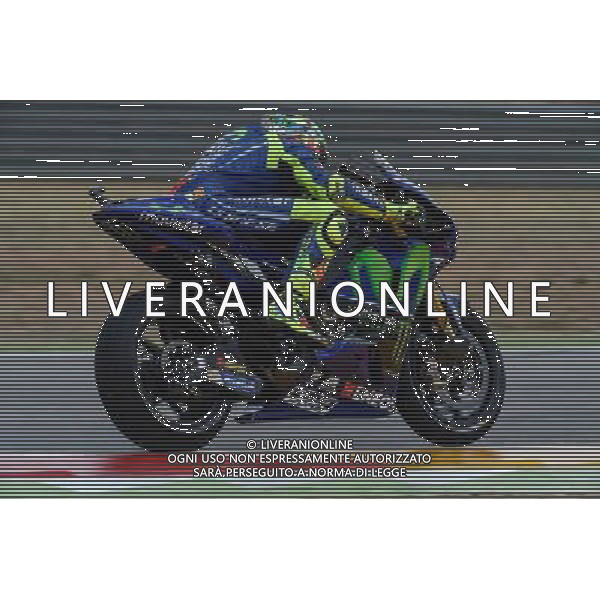 22.09.2017.Motorland Aragon, Alcaniz, Spagna.Valentino Rossi FOTO G.PIAZZOLLA-AG ALDO LIVERANI SAS