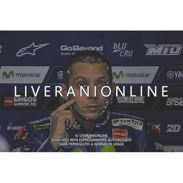 22.09.2017.Motorland Aragon, Alcaniz, Spagna.Valentino Rossi FOTO G.PIAZZOLLA-AG ALDO LIVERANI SAS