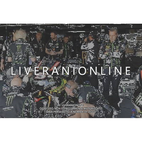 23.09.2017. Motorland Aragon, Alcaniz, Spagna. HervŽ Poncharal e Johann Zarco FOTO G. PIAZZOLLA-AG ALDO LIVERANI SAS