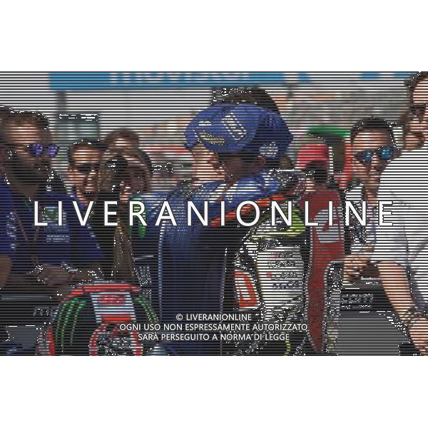 23.09.2017.Motorland Aragon, Alcaniz, Spagna.Mavercik Vinales e Cal Crutchlow - Prove ufficiali Qualifiche Â©PIAZZOLLA / AGENZIA ALDO LIVERANI SAS