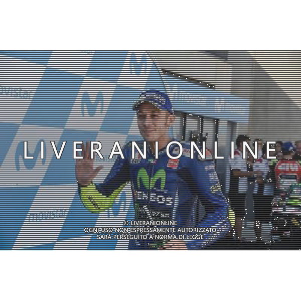 23.09.2017.Motorland Aragon, Alcaniz, Spagna.Valentino Rossi - Prove ufficiali Qualifiche Â©PIAZZOLLA / AGENZIA ALDO LIVERANI SAS