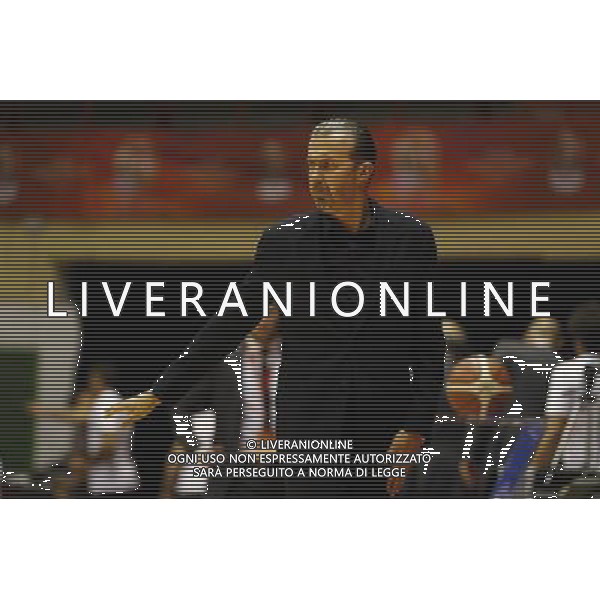 Prozis Supercoppa 23/09/2017 EA7 Emporio Armani - Dolomiti EnergiaTrento nella foto: coach Simone Pianigiani Â©Claudio Zamagni/Agenzia Aldo Liverani coach Simone Pianigiani during Italian Basketball Prozis supercup 2017 - EA7 Emporio Armani vs Dolomiti Energia Trento at Unieuro Arena ForlÃ¬, on september 23, 2017 photo credit by Claudio Zamagni/Aldo Liverani Photo Agency/ AGENZIA ALDO LIVERANI SAS