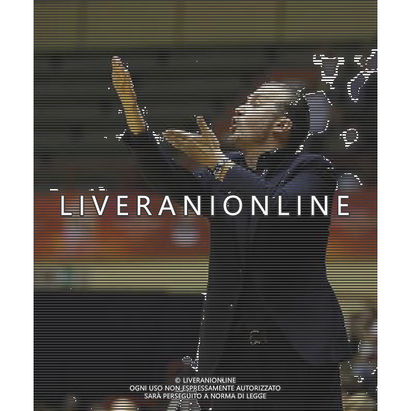 Prozis Supercoppa 23/09/2017 EA7 Emporio Armani - Dolomiti EnergiaTrento nella foto: coach Simone Pianigiani Â©Claudio Zamagni/Agenzia Aldo Liverani coach Simone Pianigiani during Italian Basketball Prozis supercup 2017 - EA7 Emporio Armani vs Dolomiti Energia Trento at Unieuro Arena ForlÃ¬, on september 23, 2017 photo credit by Claudio Zamagni/Aldo Liverani Photo Agency/ AGENZIA ALDO LIVERANI SAS