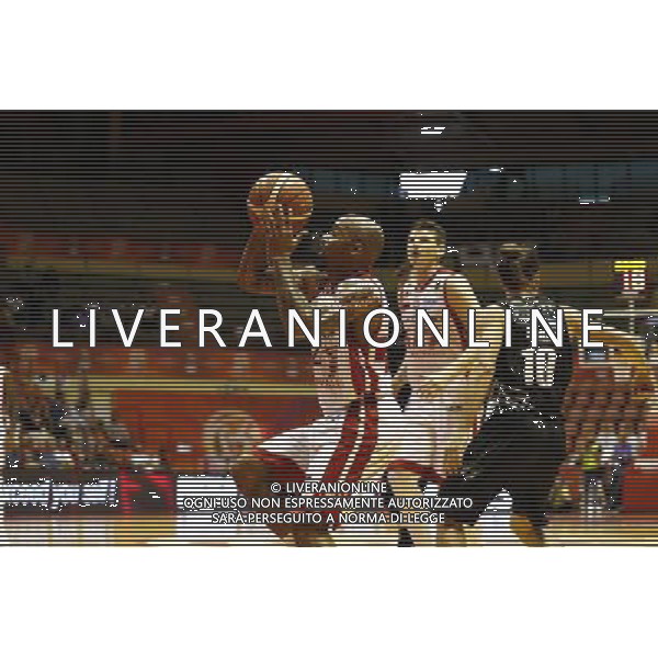 Prozis Supercoppa 23/09/2017 EA7 Emporio Armani - Dolomiti EnergiaTrento nella foto: Theodore Jordan Â©Claudio Zamagni/Agenzia Aldo Liverani Theodore Jordan during Italian Basketball Prozis supercup 2017 - EA7 Emporio Armani vs Dolomiti Energia Trento at Unieuro Arena ForlÃ¬, on september 23, 2017 photo credit by Claudio Zamagni/Aldo Liverani Photo Agency/ AGENZIA ALDO LIVERANI SAS