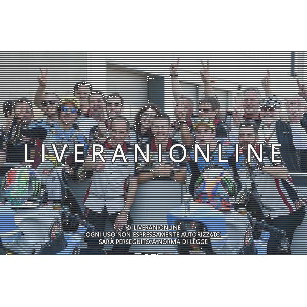 23.09.2017. Motorland Aragon, Alcaniz, Spagna.Franco Morbidelli e Alex Marquez FOTO G.PIAZZOLLA-AG ALDOL IVERANI SAS