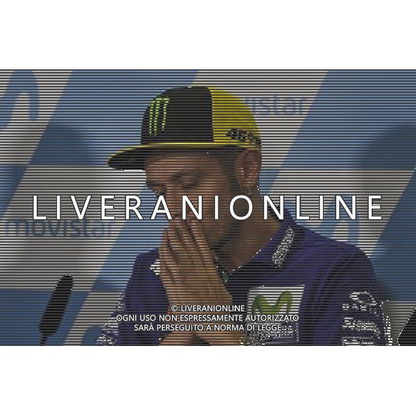 23.09.2017. Motorland Aragon, Alcaniz, Spagna. Valentino Rossi FOTO G.PIAZZOLLA-AG ALDOL IVERANI SAS