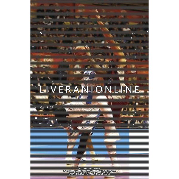 Prozis Supercoppa 23/09/2017 Umana Reyer Venezia - Banco di Sardegna Sassari nella foto: Randolph Levi Â©Claudio Zamagni/Agenzia Aldo Liverani Randolph Levi during Italian Basketball Prozis supercup 2017 - Umana Reyer Venezia vs Banco di Sardegna Sassari at Unieuro Arena ForlÃ¬, on september 23, 2017 photo credit by Claudio Zamagni/Aldo Liverani Photo Agency/ AGENZIA ALDO LIVERANI SAS - Umana Reyer Venezia - Banco di Sardegna Sassari Basket Prozis Supercoppa Forli\' 23/09/2017 