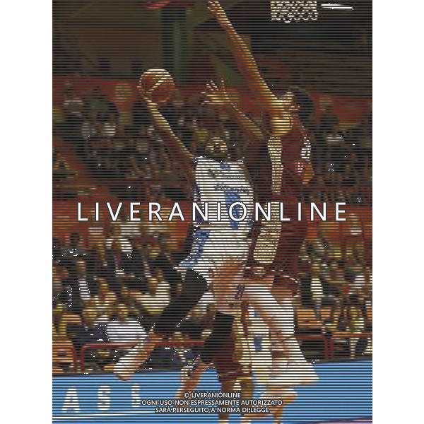 Prozis Supercoppa 23/09/2017 Umana Reyer Venezia - Banco di Sardegna Sassari nella foto: Randolph Levi Â©Claudio Zamagni/Agenzia Aldo Liverani Randolph Levi during Italian Basketball Prozis supercup 2017 - Umana Reyer Venezia vs Banco di Sardegna Sassari at Unieuro Arena ForlÃ¬, on september 23, 2017 photo credit by Claudio Zamagni/Aldo Liverani Photo Agency/ AGENZIA ALDO LIVERANI SAS - Umana Reyer Venezia - Banco di Sardegna Sassari Basket Prozis Supercoppa Forli\' 23/09/2017 