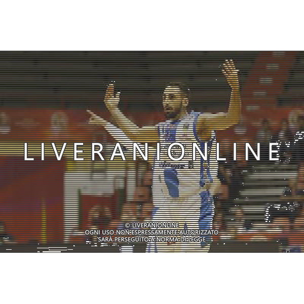Prozis Supercoppa 23/09/2017 Umana Reyer Venezia - Banco di Sardegna Sassari nella foto: Stipcevic Rok Â©Claudio Zamagni/Agenzia Aldo Liverani Stipcevic Rok during Italian Basketball Prozis supercup 2017 - Umana Reyer Venezia vs Banco di Sardegna Sassari at Unieuro Arena ForlÃ¬, on september 23, 2017 photo credit by Claudio Zamagni/Aldo Liverani Photo Agency/ AGENZIA ALDO LIVERANI SAS - Umana Reyer Venezia - Banco di Sardegna Sassari Basket Prozis Supercoppa Forli\' 23/09/2017 