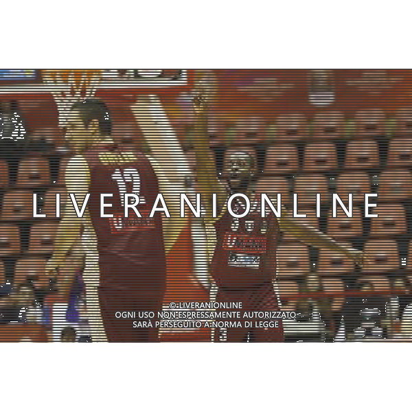 Prosiz Supercoppa 23/09/2017 Umana Reyer Venezia - Banco di Sardegna Sassari nella foto: Johnson Dominique Â©Claudio Zamagni/Agenzia Aldo Liverani Johnson Dominique during Italian Basketball Prosiz supercup 2017 - Umana Reyer Venezia vs Banco di Sardegna Sassari at Unieuro Arena ForlÃ¬, on september 23, 2017 photo credit by Claudio Zamagni/Aldo Liverani Photo Agency