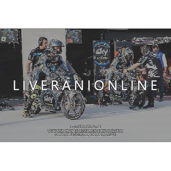 24.09.2017. Motorland Aragon, Alcaniz, Spagna. Nicolo\' Bulega e Andrea Migno Â© PIAZZOLLA / AGENZIA ALDO LIVERANI SAS - Nuove carene Skyracing team 24/09/2017 - Motorland Aragon Alcaniz Spagna Motomondiale 