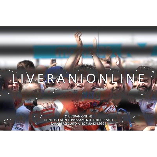 24.09.2017.Motorland Aragon, Alcaniz, Spagna.Jorge Lorenzo e Marc Marquez Â©PIAZZOLLA / AGENZIA ALDO LIVERANI SAS 