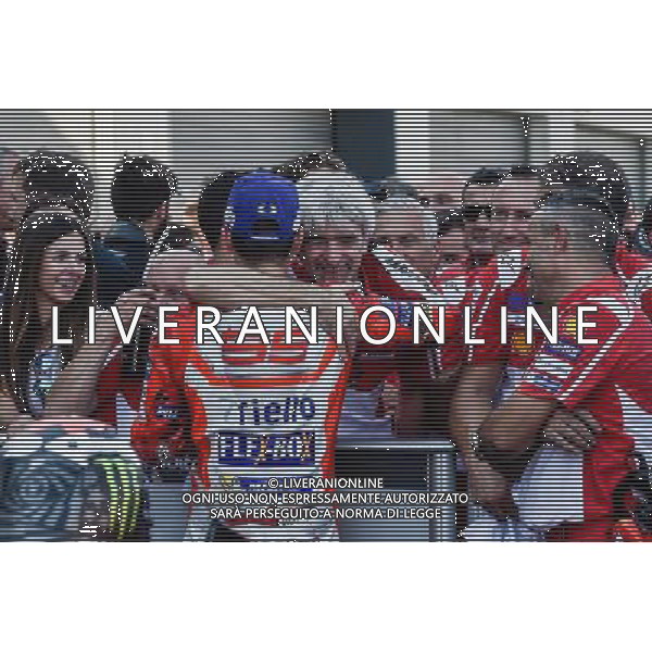 24.09.2017.Motorland Aragon, Alcaniz, Spagna.Jorge Lorenzo e Gigi Dall\'Igna Â©PIAZZOLLA / AGENZIA ALDO LIVERANI SAS 