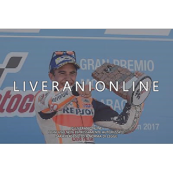 24.09.2017.Motorland Aragon, Alcaniz, Spagna.Marc Marquez Â©PIAZZOLLA / AGENZIA ALDO LIVERANI SAS 