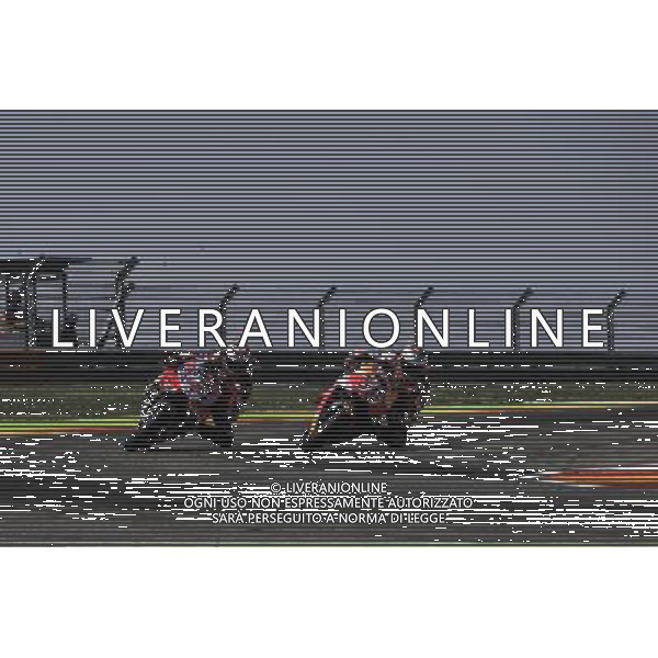 24.09.2017. Motorland Aragon, Alcaniz, Spagna. Jorge Lorenzo e Marc Marquez Â©PIAZZOLLA / AGENZIA ALDO LIVERANI SAS 