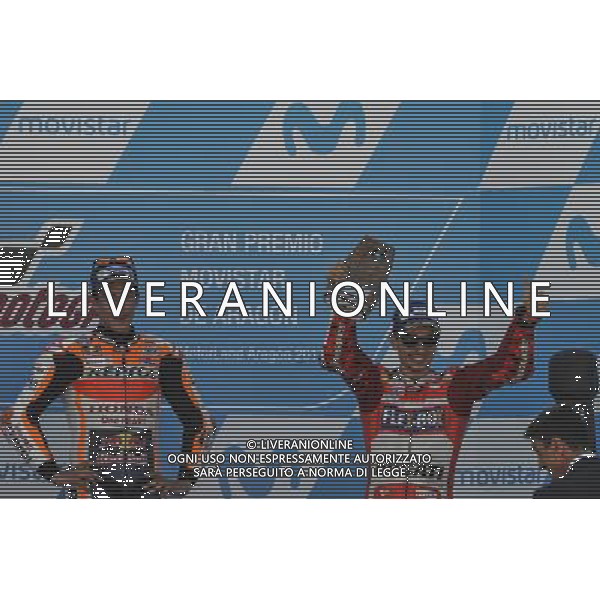 24.09.2017. Motorland Aragon, Alcaniz, Spagna. Marc Marquez e Jorge Lorenzo Â©PIAZZOLLA / AGENZIA ALDO LIVERANI SAS 