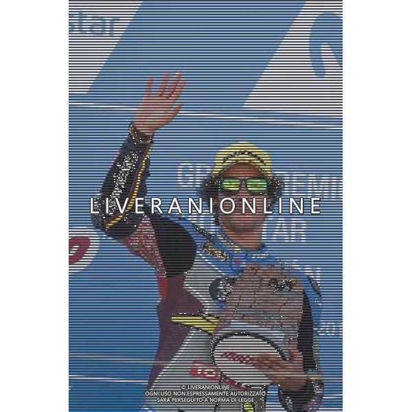 24.09.2017.Motorland Aragon, Alcaniz, Spagna. Franco Morbidelli Â©PIAZZOLLA / AGENZIA ALDO LIVERANI SAS - Motomondiale Moto2 Motorland Aragon Alcaniz Spagna Gara 24/09/2017 