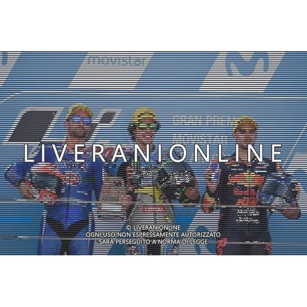 24.09.2017.Motorland Aragon, Alcaniz, Spagna. Pasini, Morbidelli, Oliveira Â©PIAZZOLLA / AGENZIA ALDO LIVERANI SAS - Motomondiale Moto2 Motorland Aragon Alcaniz Spagna Gara 24/09/2017 