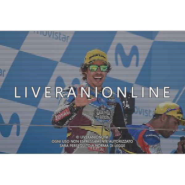 24.09.2017.Motorland Aragon, Alcaniz, Spagna. Franco Morbidelli Â©PIAZZOLLA / AGENZIA ALDO LIVERANI SAS - Motomondiale Moto2 Motorland Aragon Alcaniz Spagna Gara 24/09/2017 