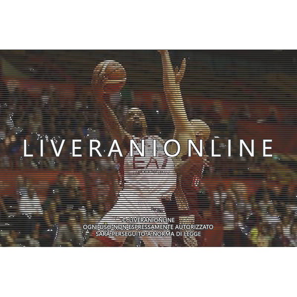 Prosiz Supercoppa 24/09/2017 EA7 Emporio Armani - Umana Reyer Venezia nella foto:Theodore Jordan Â©Claudio Zamagni/Agenzia Aldo Liverani Theodore Jordan during Italian Basketball Prosiz supercup 2017 - EA7 Emporio Armani Milano vs Umana Reyer Venezia at Unieuro Arena ForlÃ¬, on september 24, 2017 photo credit by Claudio Zamagni/Aldo Liverani Photo Agency / AGENZIA ALDO LIVERANI SAS - EA7 Emporio Armani - Umana Reyer Venezia Basket finale Prosiz Supercoppa Forli\' 24 settembre 2017 