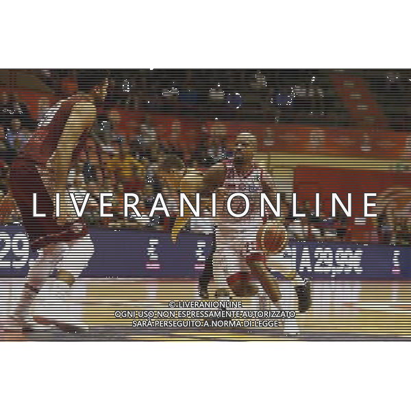 Prosiz Supercoppa 24/09/2017 EA7 Emporio Armani - Umana Reyer Venezia nella foto: Theodore Jordan Â©Claudio Zamagni/Agenzia Aldo Liverani Theodore Jordan during Italian Basketball Prosiz supercup 2017 - EA7 Emporio Armani Milano vs Umana Reyer Venezia at Unieuro Arena ForlÃ¬, on september 24, 2017 photo credit by Claudio Zamagni/Aldo Liverani Photo Agency / AGENZIA ALDO LIVERANI SAS - EA7 Emporio Armani - Umana Reyer Venezia Basket finale Prosiz Supercoppa Forli\' 24 settembre 2017 