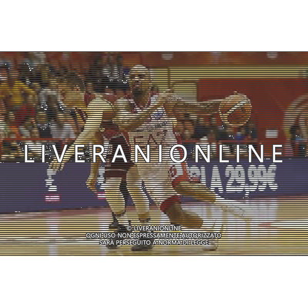 Prosiz Supercoppa 24/09/2017 EA7 Emporio Armani - Umana Reyer Venezia nella foto: Theodore Jordan Â©Claudio Zamagni/Agenzia Aldo Liverani Theodore Jordan during Italian Basketball Prosiz supercup 2017 - EA7 Emporio Armani Milano vs Umana Reyer Venezia at Unieuro Arena ForlÃ¬, on september 24, 2017 photo credit by Claudio Zamagni/Aldo Liverani Photo Agency / AGENZIA ALDO LIVERANI SAS - EA7 Emporio Armani - Umana Reyer Venezia Basket finale Prosiz Supercoppa Forli\' 24 settembre 2017 