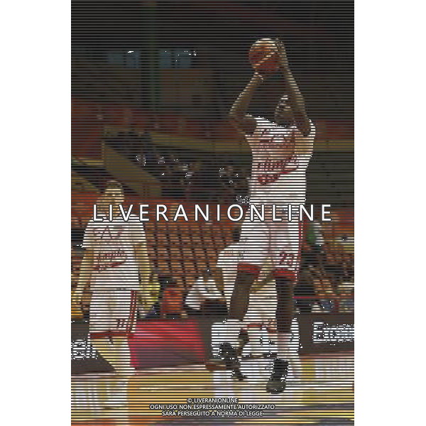 Prosiz Supercoppa 23/09/2017 EA7 Emporio Armani - Dolomiti EnergiaTrento nella foto: Abass Awudu Â©Claudio Zamagni/Agenzia Aldo Liverani Abass Awudu during Italian Basketball Prosiz supercup 2017 - EA7 Emporio Armani vs Dolomiti Energia Trento at Unieuro Arena ForlÃ¬, on september 23, 2017 photo credit by Claudio Zamagni/Aldo Liverani Photo Agency