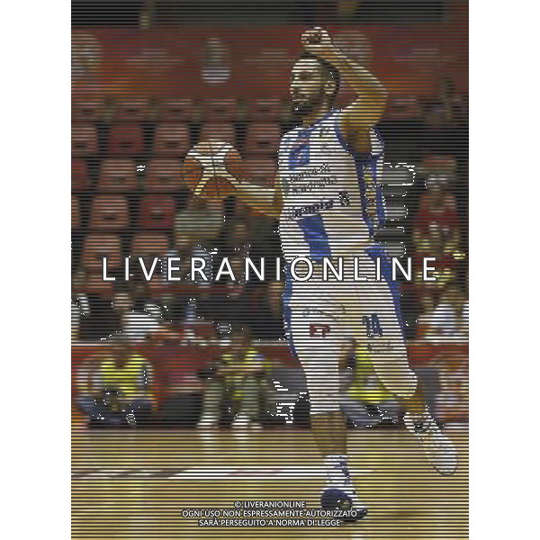 Prosiz Supercoppa 23/09/2017 Umana Reyer Venezia - Banco di Sardegna Sassari nella foto: Stipcevic Rok Â©Claudio Zamagni/Agenzia Aldo Liverani Stipcevic Rok during Italian Basketball Prosiz supercup 2017 - Umana Reyer Venezia vs Banco di Sardegna Sassari at Unieuro Arena ForlÃ¬, on september 23, 2017 photo credit by Claudio Zamagni/Aldo Liverani Photo Agency