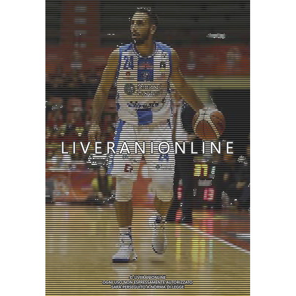 Prosiz Supercoppa 23/09/2017 Umana Reyer Venezia - Banco di Sardegna Sassari nella foto: Stipcevic Rok Â©Claudio Zamagni/Agenzia Aldo Liverani Stipcevic Rok during Italian Basketball Prosiz supercup 2017 - Umana Reyer Venezia vs Banco di Sardegna Sassari at Unieuro Arena ForlÃ¬, on september 23, 2017 photo credit by Claudio Zamagni/Aldo Liverani Photo Agency