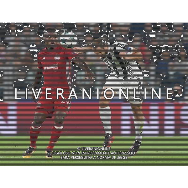 UEFA Champions League 2017/2018 Gruppo D Torino - 27.09.2017 Juventus-Olympiacos Nella Foto: giorgio chiellini e emenike /Ph.Vitez-Ag. Aldo Liverani