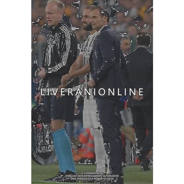 UEFA Champions League 2017/2018 Gruppo D Torino - 27.09.2017 Juventus-Olympiacos Nella Foto: massimiliano allegri e gonzalo higuain durante la sostituzione /Ph.Vitez-Ag. Aldo Liverani