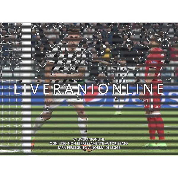UEFA Champions League 2017/2018 Gruppo D Torino - 27.09.2017 Juventus-Olympiacos Nella Foto: mario mandzukic esultanza dopo il gol /Ph.Vitez-Ag. Aldo Liverani