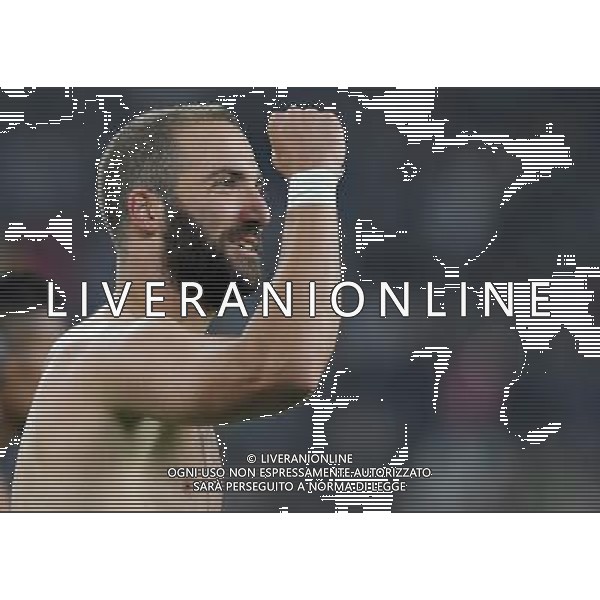 UEFA Champions League 2017/2018 Gruppo D Torino - 27.09.2017 Juventus-Olympiacos Nella Foto: esultanza di gonzalo higuain a fine gara /Ph.Vitez-Ag. Aldo Liverani