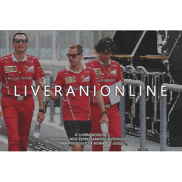 Sebastian Vettel (GER) Ferrari. 28.09.2017. Formula 1 World Championship, Rd 15, Malaysian Grand Prix, Sepang, Malaysia, Thursday. AG ALDO LIVERANI SAS ONLY ITALY