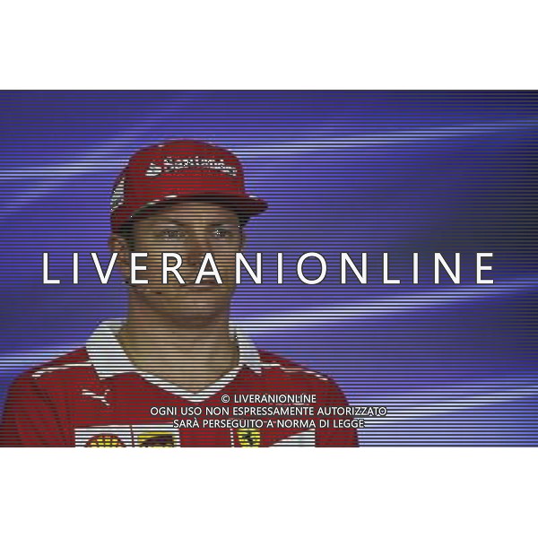 Kimi Raikkonen (FIN) Ferrari in the FIA Press Conference. 28.09.2017. Formula 1 World Championship, Rd 15, Malaysian Grand Prix, Sepang, Malaysia, Thursday. AG ALDO LIVERANI SAS ONLY ITALY