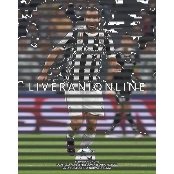 UEFA Champions League 2017/2018 Gruppo D Torino - 27.09.2017 Juventus-Olympiacos Nella Foto:Chiellini Giorgio /Ph.Vitez-Ag. Aldo Liverani