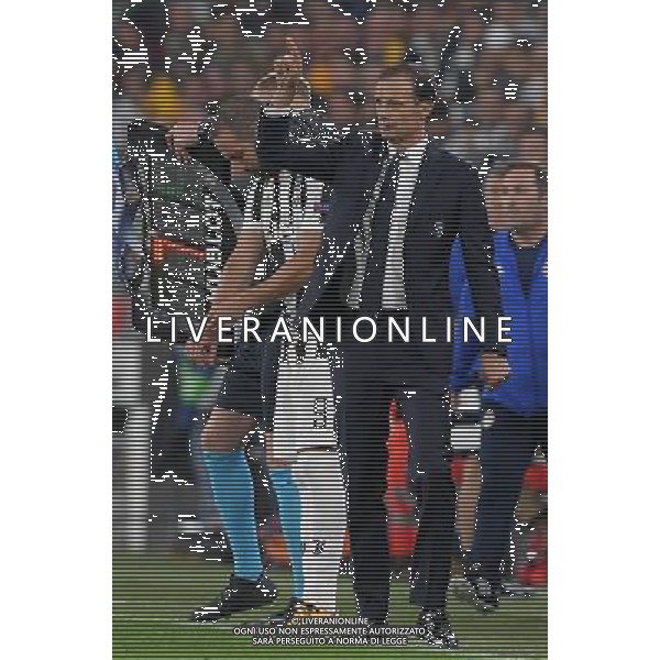 UEFA Champions League 2017/2018 Gruppo D Torino - 27.09.2017 Juventus-Olympiacos Nella Foto:Allegri Massimiliano - Higuain Gonzalo /Ph.Vitez-Ag. Aldo Liverani