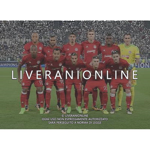 UEFA Champions League 2017/2018 Gruppo D Torino - 27.09.2017 Juventus-Olympiacos Nella Foto:Olympiacos Squadra Formazione Proto,Romao,Odjidja,Koutris,Emenike,Engels,Nikolaou,Zdjelar,Figueiras,Pardo,Seba /Ph.Vitez-Ag. Aldo Liverani
