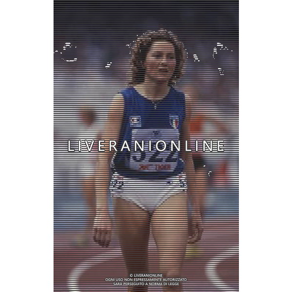 RETROSPETTIVA GABRIELLA DORIO ATLETA NELLA FOTO GABRIELLA DORIO AG ALDO LIVERANI SAS