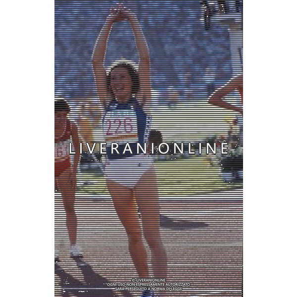 RETROSPETTIVA GABRIELLA DORIO ATLETA NELLA FOTO GABRIELLA DORIO AG ALDO LIVERANI SAS