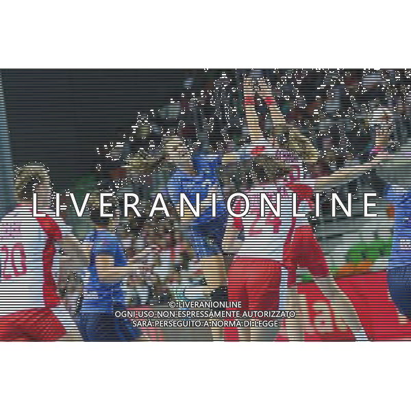 27.09.2017, Lubin, Pilka reczna , Eliminacje Mistrzostw Europy Polska - Wlochy , EHF Handball 2018 Women`s European Championship Qualification Poland - Italy , N Z Rita Trombetta (ITA) , FOT. Adam Jastrzebowski / NEWSPIX.PL --- Newspix.pl / AGENZIA ALDO LIVERANI SAS - ITALY ONLY EDITORIAL USE ONLY - Polonia Italia pallamano Femminile Gruppo 2 di qualificazione ai Campionati Europei di Francia 2018 - 27-09-2017