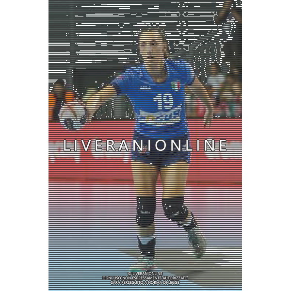 27.09.2017, Lubin, Pilka reczna , Eliminacje Mistrzostw Europy Polska - Wlochy , EHF Handball 2018 Women`s European Championship Qualification Poland - Italy , N Z Giusy Ganga (ITA) , FOT. Adam Jastrzebowski / NEWSPIX.PL --- Newspix.pl / AGENZIA ALDO LIVERANI SAS - ITALY ONLY EDITORIAL USE ONLY - Polonia Italia pallamano Femminile Gruppo 2 di qualificazione ai Campionati Europei di Francia 2018 - 27-09-2017