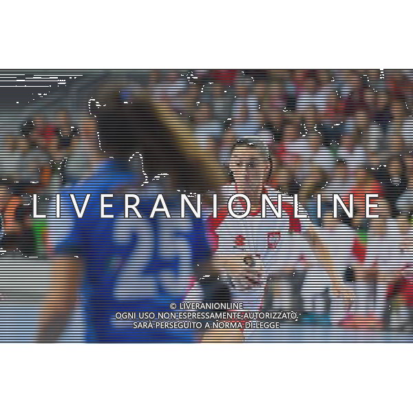 2017.09.27 Lubin Pilka Reczna Kwalifikacje do Mistrzostw Europy EHF 2018 Polska - Wlochy N/z Kinga Grzyb Foto Pawel Andrachiewicz / PressFocus 2017.09.27 Lubin Handball 2018 Women\'s European Championship Qualification Poland - Italy Kinga Grzyb Credit: Pawel Andrachiewicz / PressFocus / NEWSPIX.PL --- Newspix.pl / AGENZIA ALDO LIVERANI SAS - ITALY ONLY EDITORIAL USE ONLY - Polonia Italia pallamano Femminile Gruppo 2 di qualificazione ai Campionati Europei di Francia 2018 - 27-09-2017