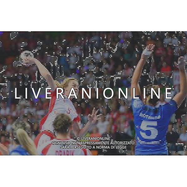 2017.09.27 Lubin Pilka Reczna Kwalifikacje do Mistrzostw Europy EHF 2018 Polska - Wlochy N/z Monika Michalow Foto Pawel Andrachiewicz / PressFocus 2017.09.27 Lubin Handball 2018 Women\'s European Championship Qualification Poland - Italy Monika Michalow Credit: Pawel Andrachiewicz / PressFocus / NEWSPIX.PL --- Newspix.pl / AGENZIA ALDO LIVERANI SAS - ITALY ONLY EDITORIAL USE ONLY - Polonia Italia pallamano Femminile Gruppo 2 di qualificazione ai Campionati Europei di Francia 2018 - 27-09-2017